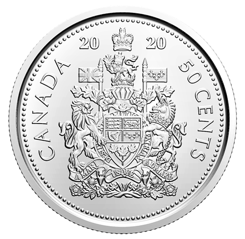 2020 Ensemble 6 pièces: Première frappe + 50¢ classique d'un roul. spécial - BU HAUTE QUALITÉ