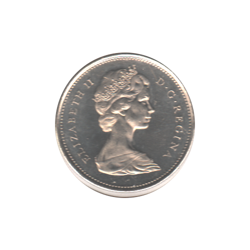 1968 25 cents Nickel BU CAMEO (MS-64) CHOICE +