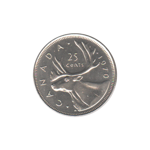 1970 25 cents BU (MS-62)