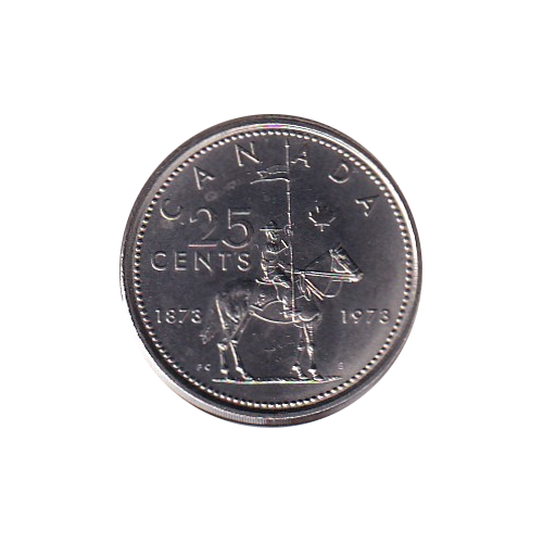 1973 25 cents SB BU (MS-62)