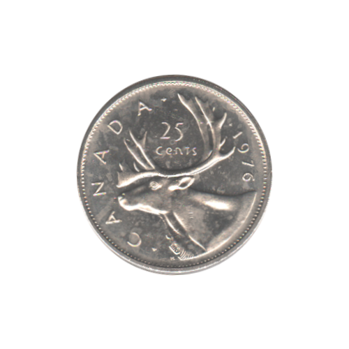 1976 25 cents BU (MS-63) CHOICE