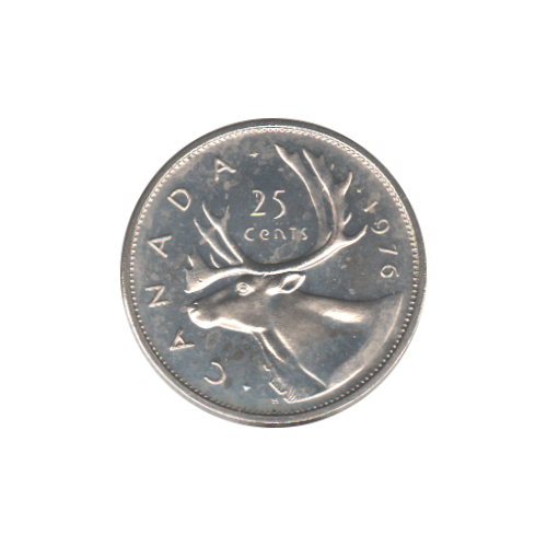 1976 25 cents BU (MS-64) CHOICE+