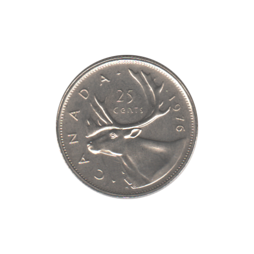 1976 25 cents NBU (PL-65) GEM