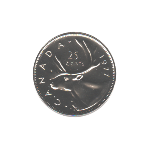 1977 25 cents NBU (PL-65) GEM