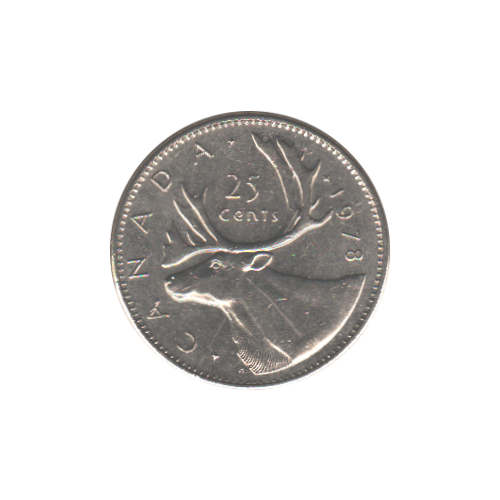 1978 25 cents LARGE BEADS AU