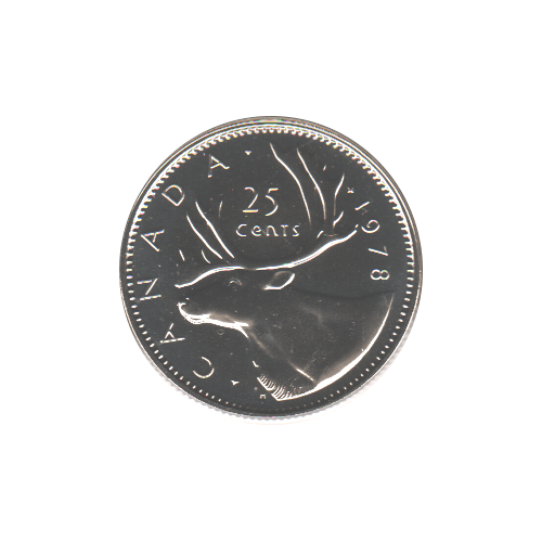 1978 25 cents LARGE BEADS NBU (PL-65) GEM