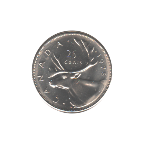 1978 25 cents SMALL BEADS BU (MS-63) CHOICE