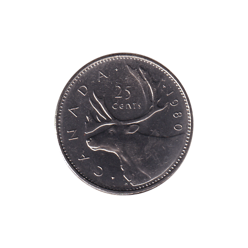 1980 25 cents BU (MS-67) - SUPERB GEM