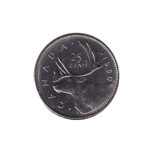 1980 25 cents BU (MS-68) - SUPERB GEM +