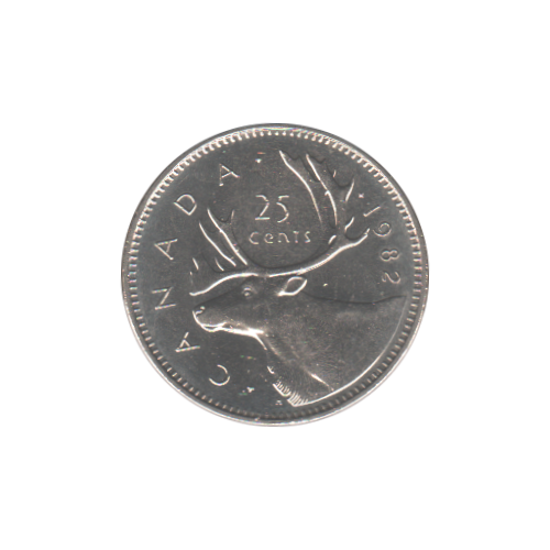 1982 25 cents UNC