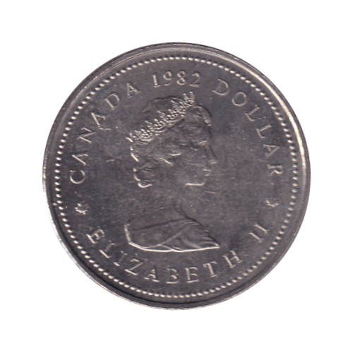 1982 Dollar (1$) Confédération BU (MS-62)