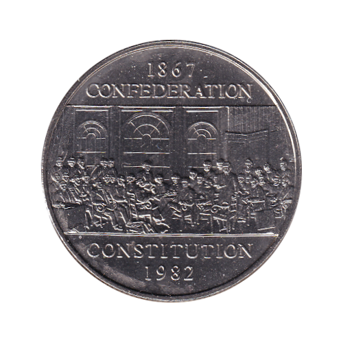 1982 Dollar (1$) Confédération BU (MS-62)