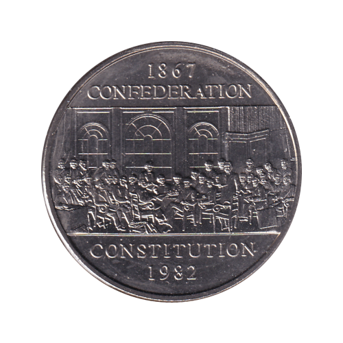 1982 Dollar (1$) Confédération BU (MS-64) - CHOICE +