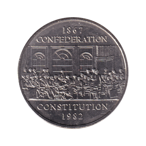 1982 Dollar (1$) Confédération BU (MS-66) - GEM +