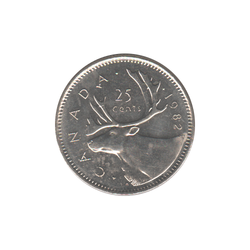 1983 25 cents BU (MS-64) CHOICE+
