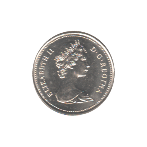 1985 25 cents BU (MS-62)