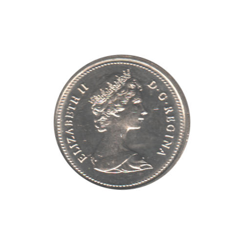 1985 25 cents BU (MS-63) CHOICE