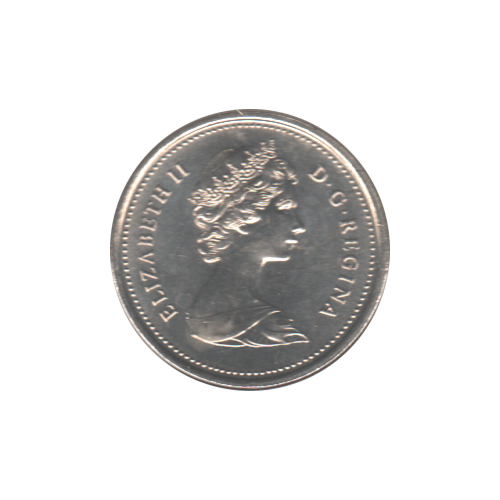 1986 25 cents BU (MS-63) CHOICE