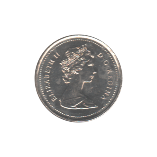 1987 25 cents BU (MS-62)
