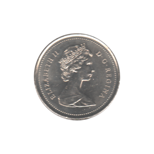 1987 25 cents UNC