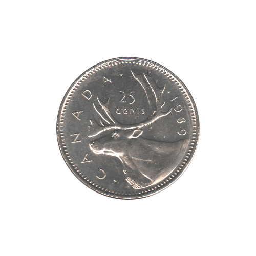 1989 25 cents - UNC