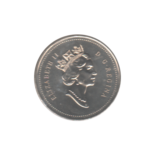 1991 Canada 25 cents - BU (MS-64) - CHOICE +