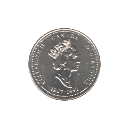 1992 25 cents Terre-Neuve BU (MS-63) - CHOICE