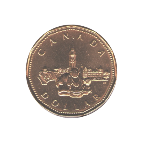 1992 Loonie (1$) Confédération BU (MS-64) CHOICE +