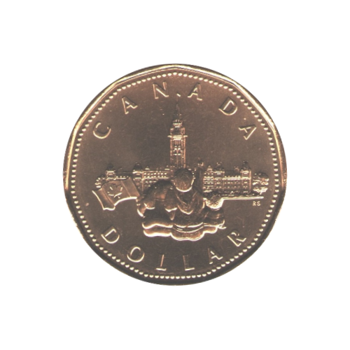 1992 Loonie (1$) Confédération BU (MS-65) GEM