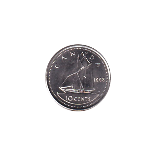 1993 10 cents BU (MS-69) Near Perfet GEM