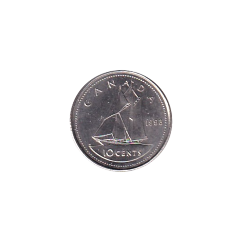 1993 10 cents BU (MS-70) Perfect GEM