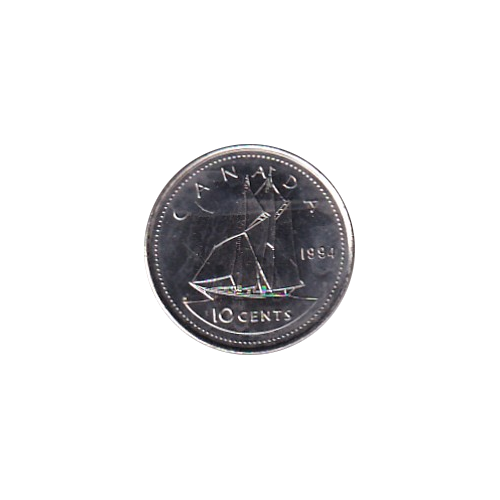 1994 10 cents BU (MS-63) CHOICE