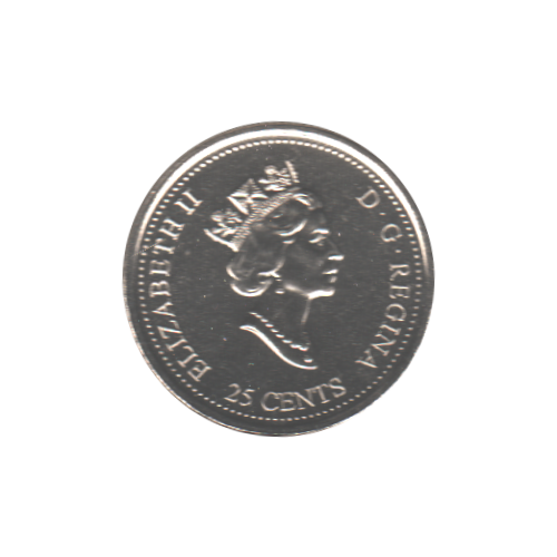 1999 25 cents AOUT (MS-63) - CHOICE