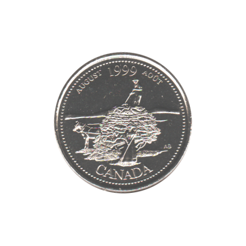1999 25 cents AOUT (MS-63) - CHOICE