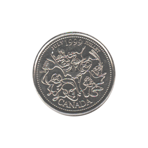1999 25 cents JUILLET (MS-63) - CHOICE