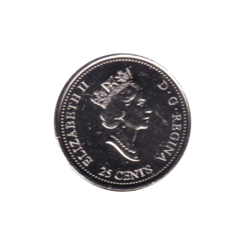 2000 25 cents Réalisation/Mars BU (MS-64) CHOICE +