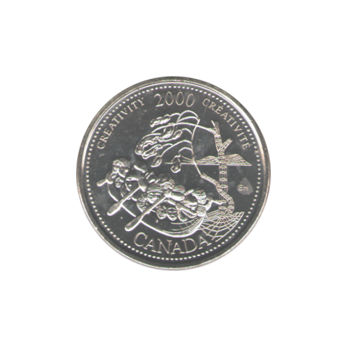 2000 25 cents Créativité/Octobre UNC