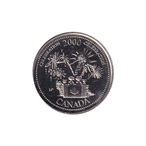 2000 25 cents Célébration/Juillet BU (MS-63) CHOICE