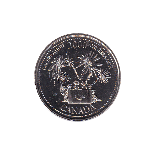 2000 25 cents Célébration/Juillet BU (MS-64) CHOICE +
