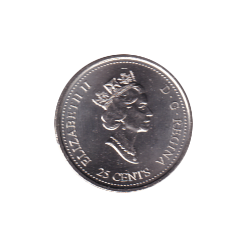 2000 25 cents Communauté/Décembre BU (MS-65) GEM