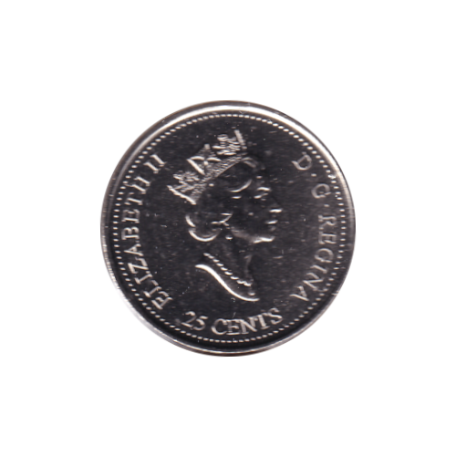 2000 25 cents Famille/Août BU (MS-65) GEM