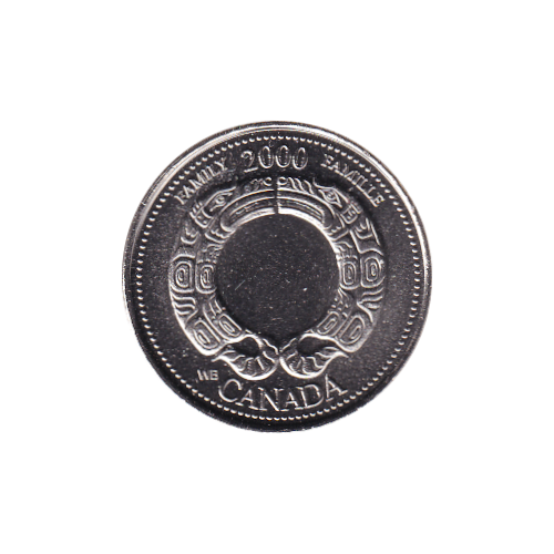 2000 25 cents Famille/Août BU (MS-65) GEM