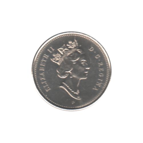 2001-P 25 cents - AU