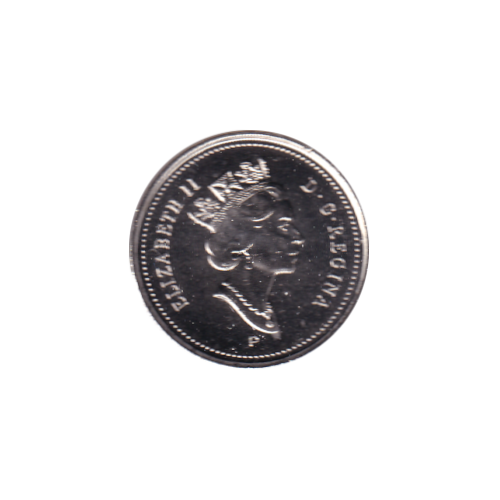 2001 5 cents No-P Castor - BU (MS-65) GEM