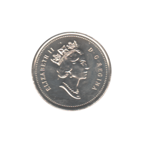 2001 No P 25 cents BU (MS-63)