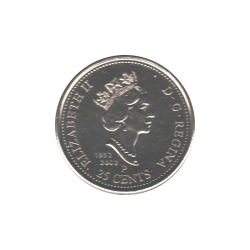 2002 25 cents Canada Day AU
