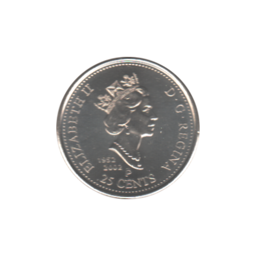 2002 25 cents Canada Day BU (MS-63) - CHOICE