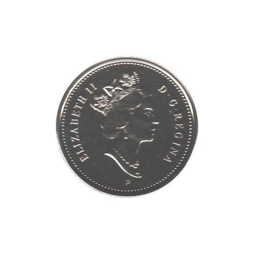 2003-P 25 cents Ancien Effigie BU (MS-63) - CHOICE