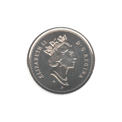 2003-P 25 cents Ancien Effigie BU (MS-64) - CHOICE +