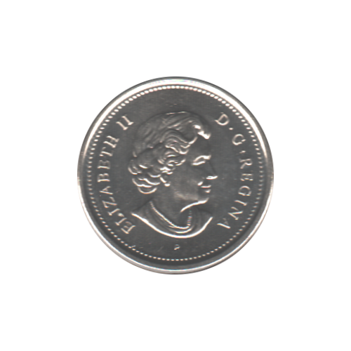 2003-P 25 cents Nouvel Effigie BU (MS-63) - CHOICE